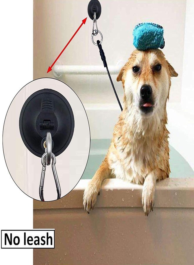 Pmsanzay Powerful Suction Cup Hook Cleat for Pet Dog & cat Bathtub, Shower & Pet Bathing Tether, Dog Grooming Tub Restraint Tether - No Leash - Image 5